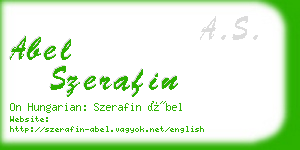 abel szerafin business card